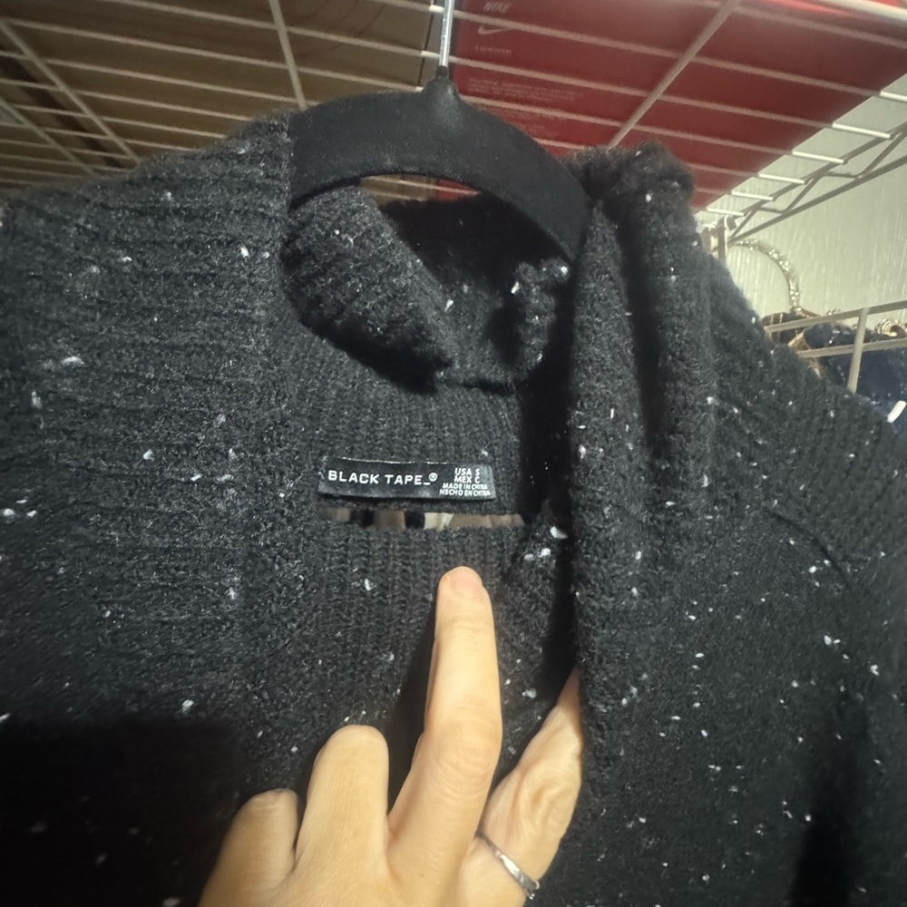 Black Tape Black Sparkle Knit Dress - Picture 3 of 6
